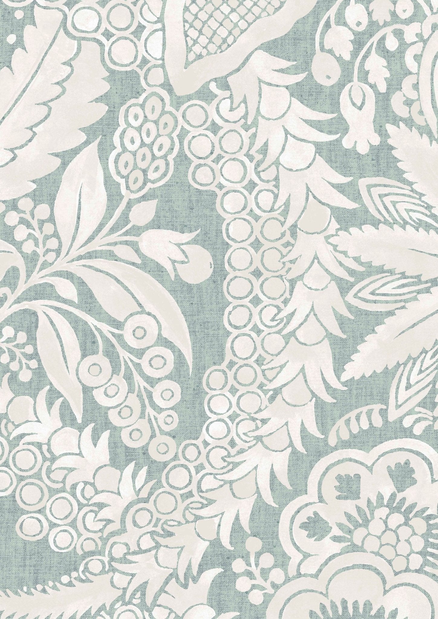 Hanbury Wallpaper - Verdigris - Lewis & Wood - Premier Wallcovering