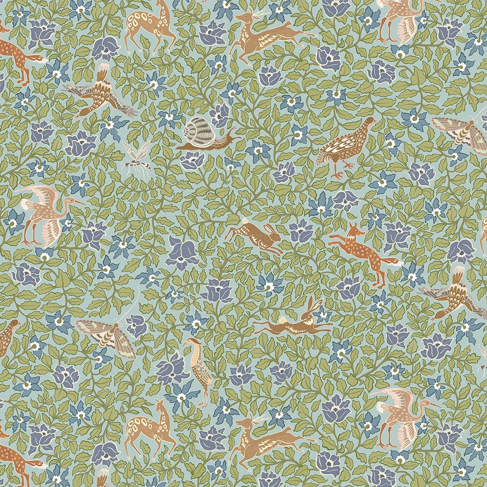 Haresfield Walk Wallpaper - Blue - Josephine Munsey - JMW-104721 - Premier Wallcovering