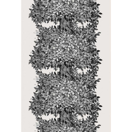 Hassel Panel Wall Mural - Ivory / Black - Boråstapeter - 1950 - Premier Wallcovering