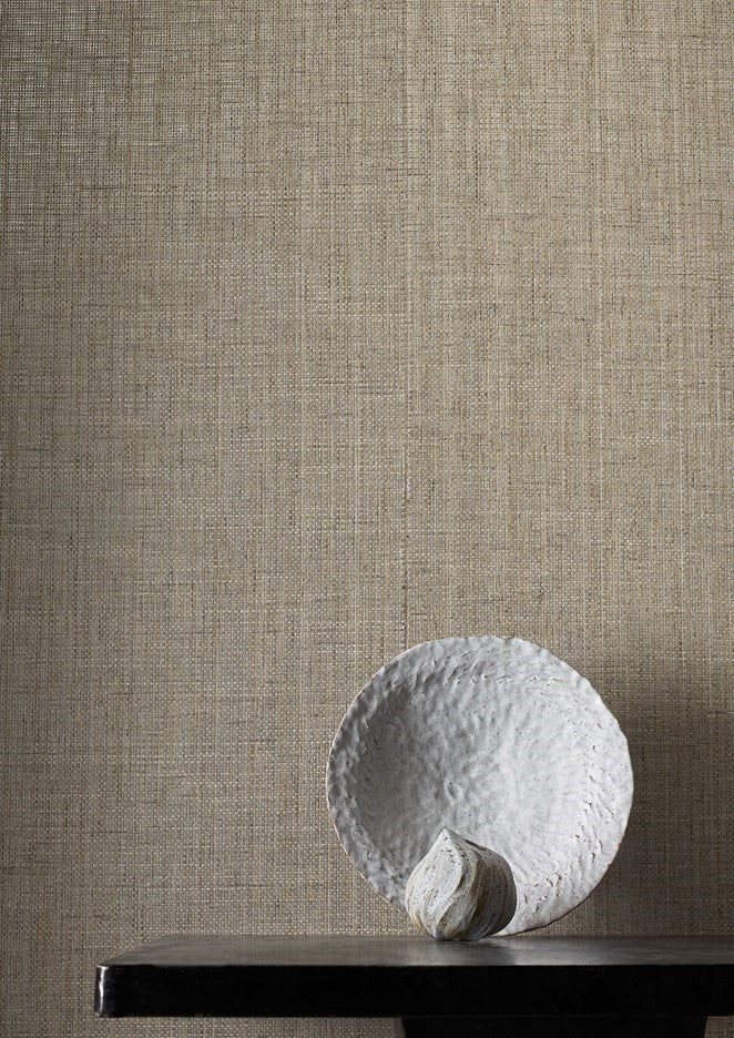 Hatteras Metallic Wallpaper - Bark - Colefax & Fowler - 20387 - 03