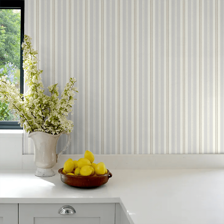 Hedda Wallpaper - Grey - Boråstapeter - 5818 - Premier Wallcovering