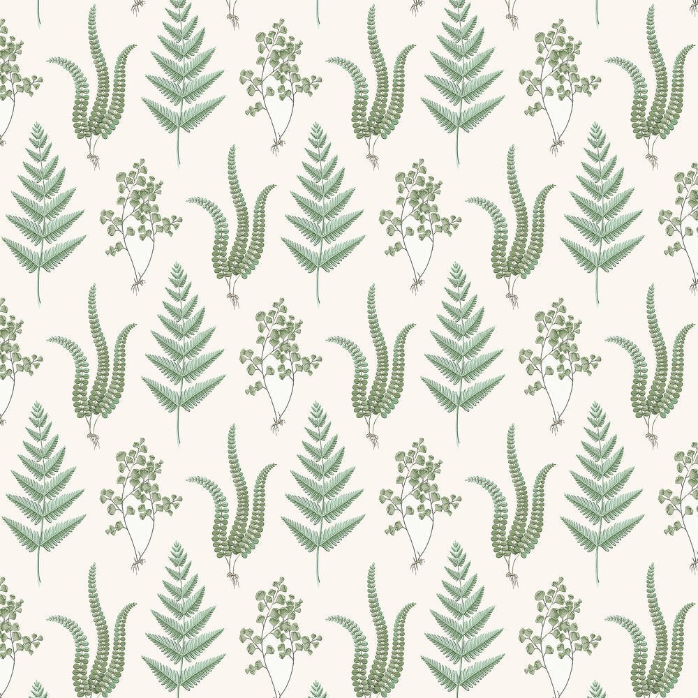 Herba Wallpaper - Green - Boråstapeter - 7657 - Premier Wallcovering
