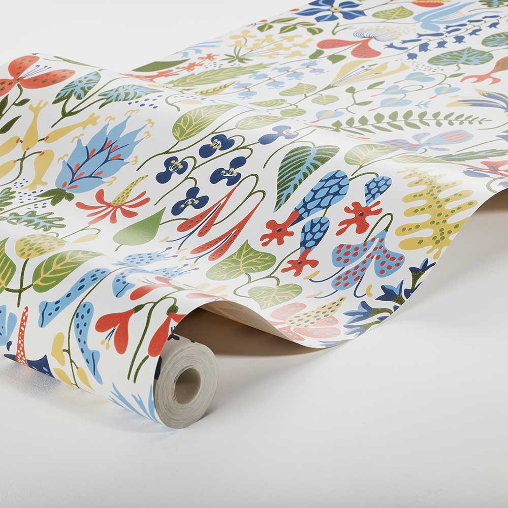 Herbarium Wallpaper - Multi - coloured - Boråstapeter - 1978 - Premier Wallcovering