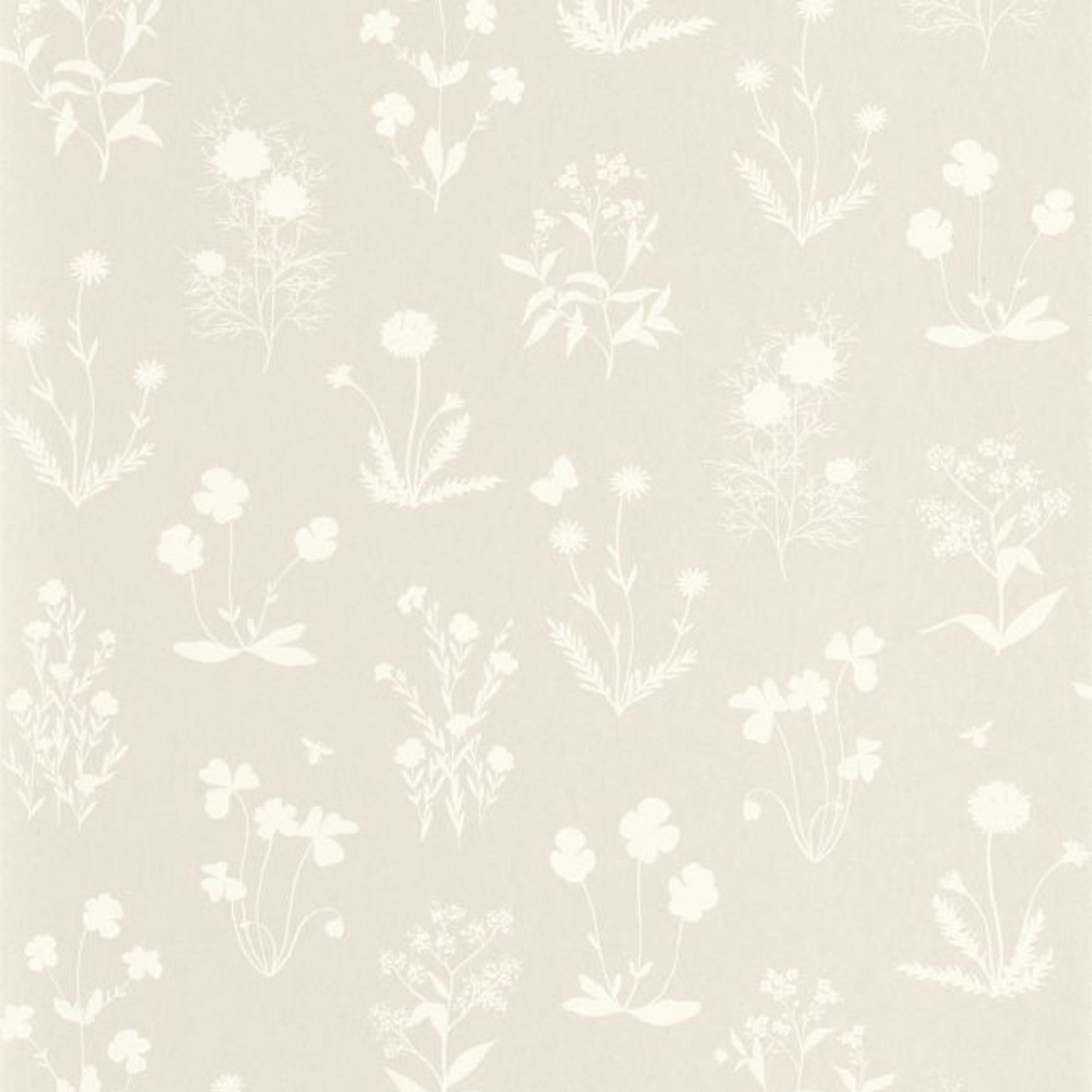 Herbier Gardens Wallpaper - Beige Lin - Casadeco - 87621218 - Premier Wallcovering