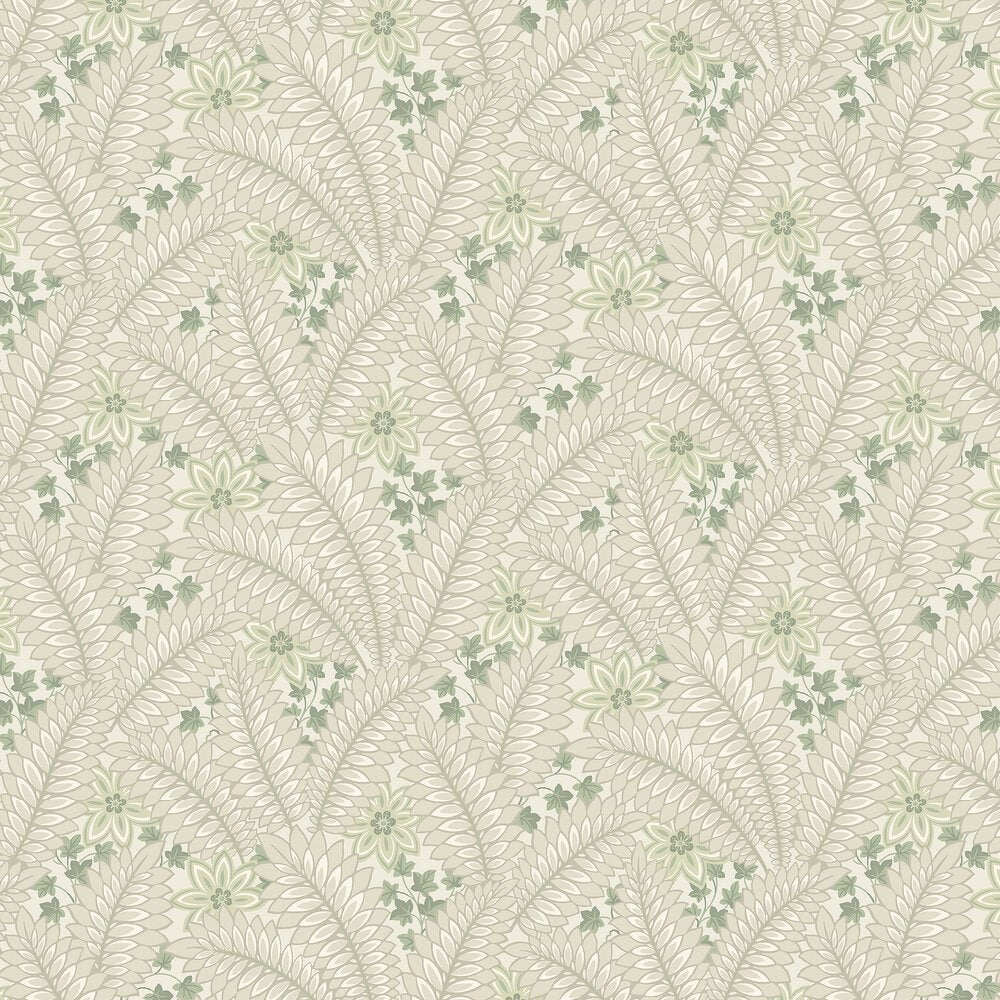Hidden Ivy Wallpaper - Sage - Boråstapeter - 2252 - Premier Wallcovering