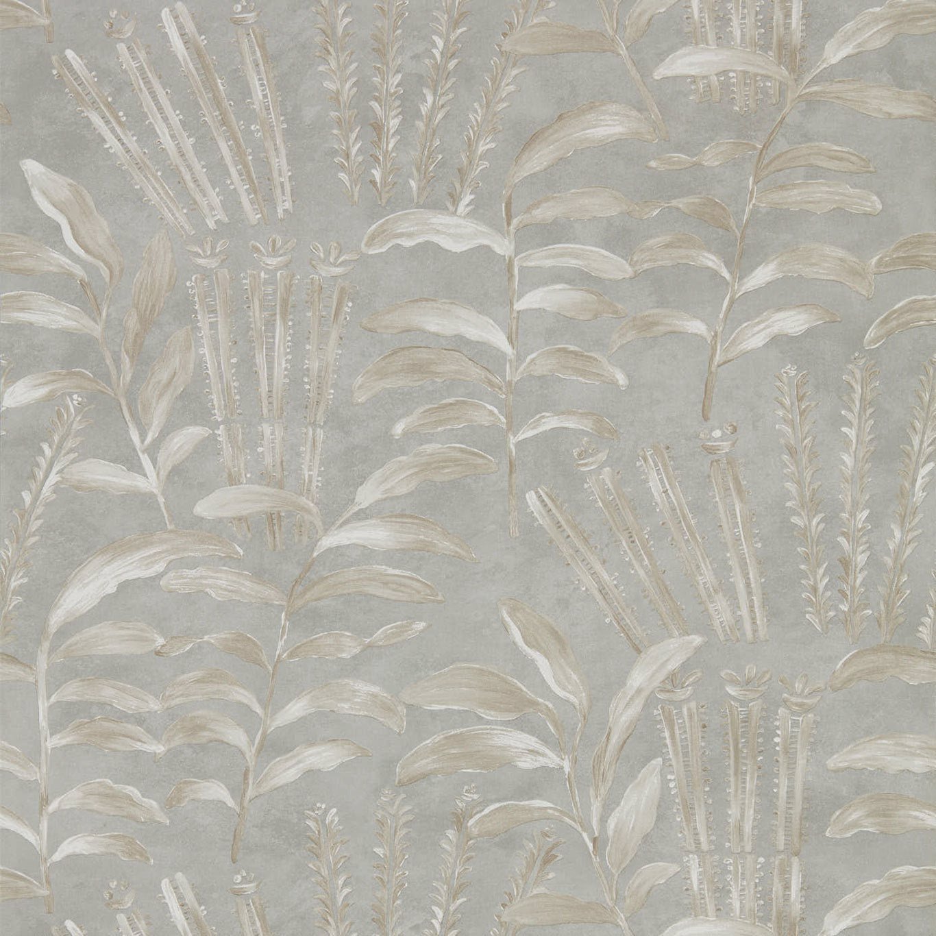 Highclere Wallpaper - Zinc - ZDAR312860 - Zoffany