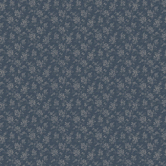 Hip Rose Wallpaper - Blue - Boråstapeter - 1177 - Premier Wallcovering