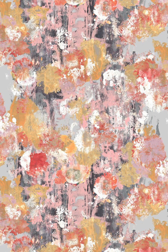 Hodge Splodge Cork Wallpaper - Paradise Squash - Timorous Beasties - DWN/HODS/WSCF/04 - Premier Wallcovering