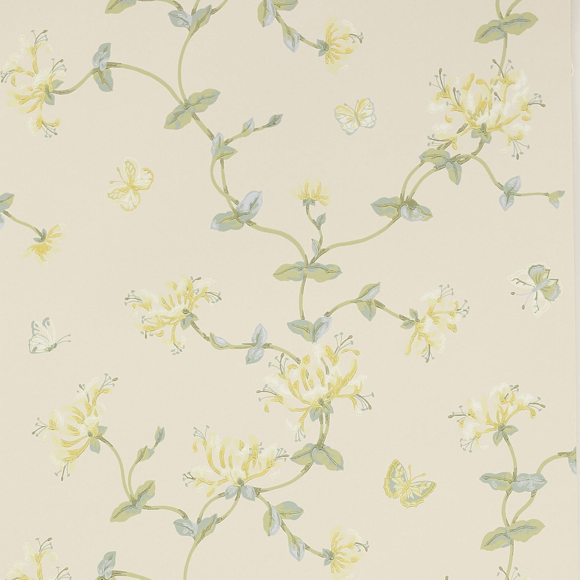 Honeysuckle Garden Wallpaper - Lime - Colefax & Fowler - W7002 - 04