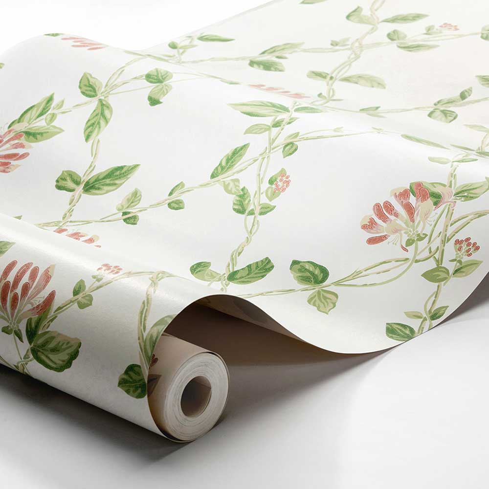 Honeysuckle Wallpaper - Green - Boråstapeter - 8852 - Premier Wallcovering