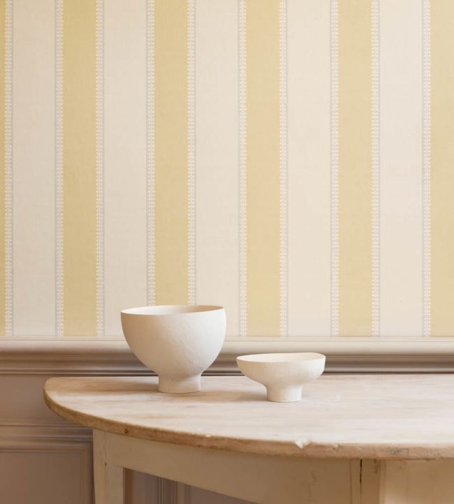 Hume Stripe Wallpaper - Aqua - Colefax & Fowler - 07189 - 01