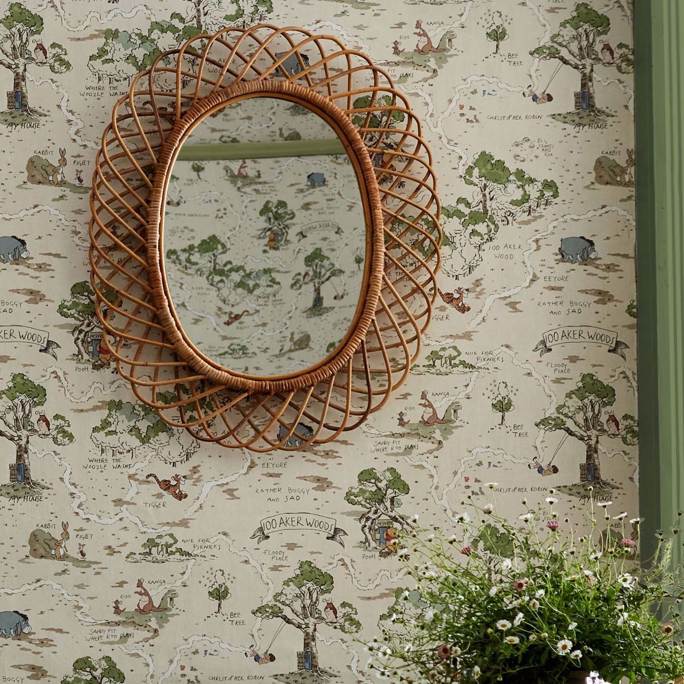 Hundred Acre Wood Wallpaper - Cashew - DDIW217291 - Sanderson