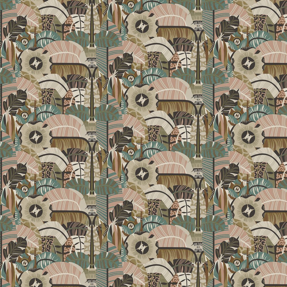 Hypnotic Safari Wallpaper - Neutral - Boråstapeter - 2067 - Premier Wallcovering