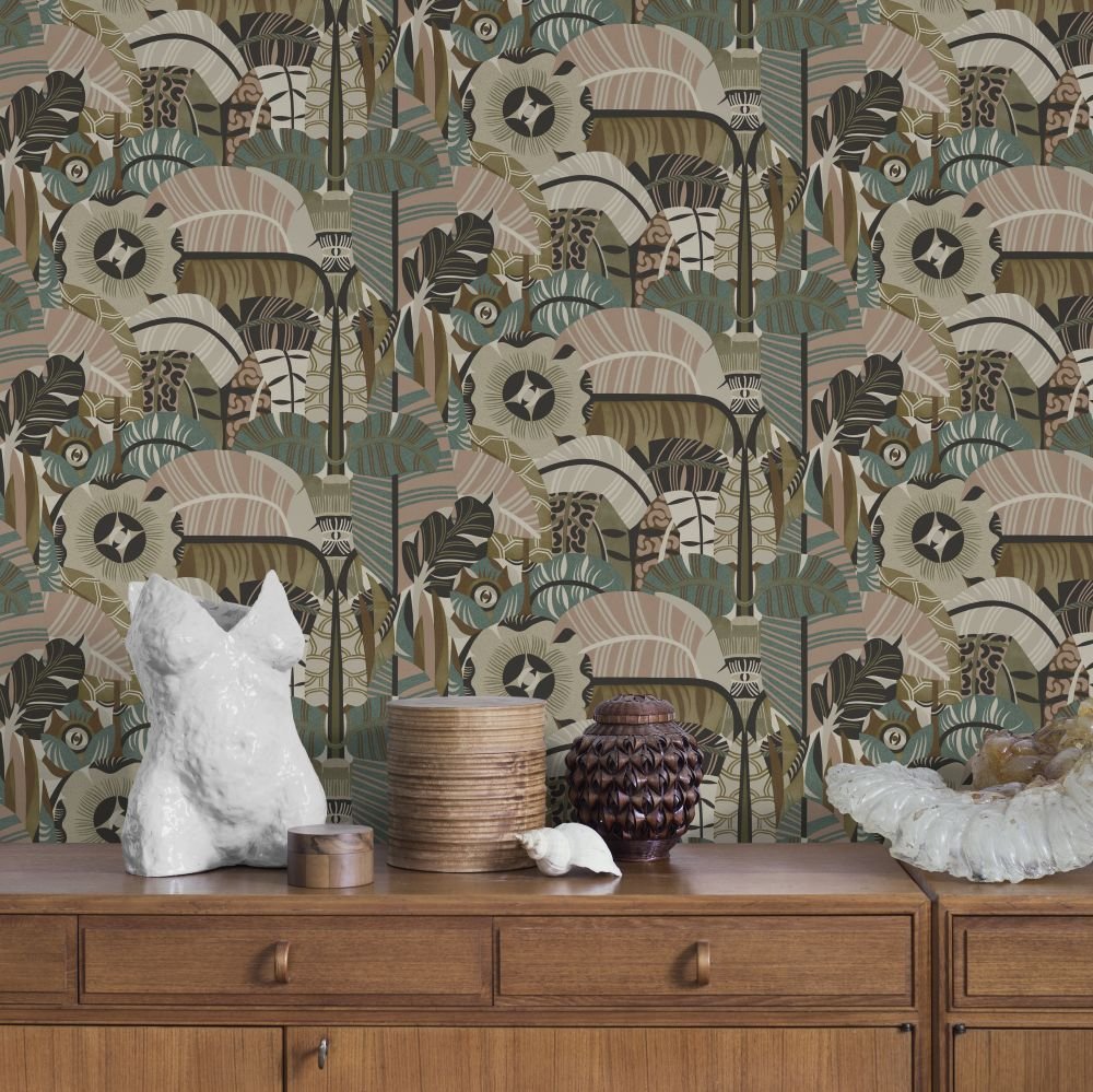 Hypnotic Safari Wallpaper - Neutral - Boråstapeter - 2067 - Premier Wallcovering