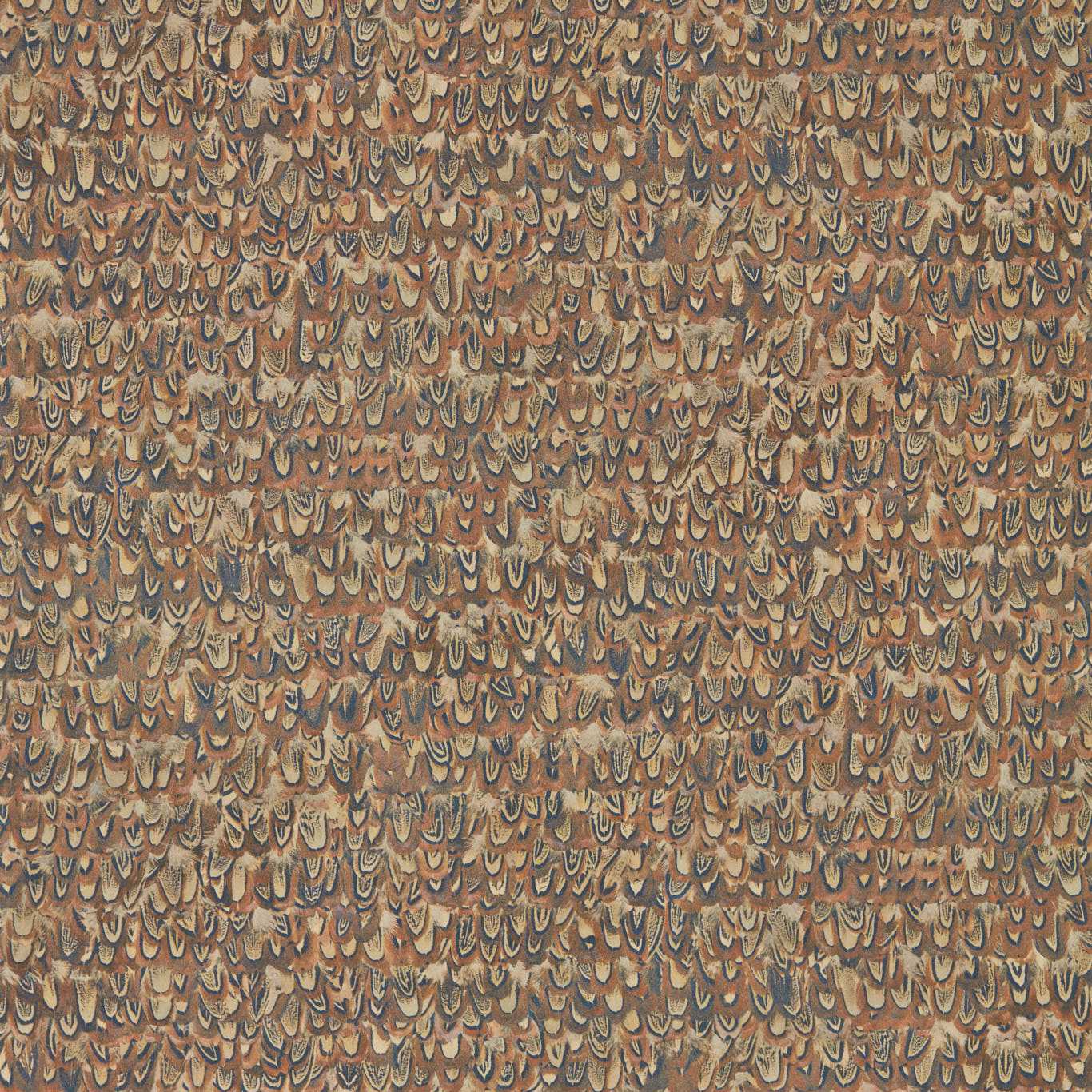 Icarus Wallpaper - Copper/Phesant - ZKEM312674 - Zoffany