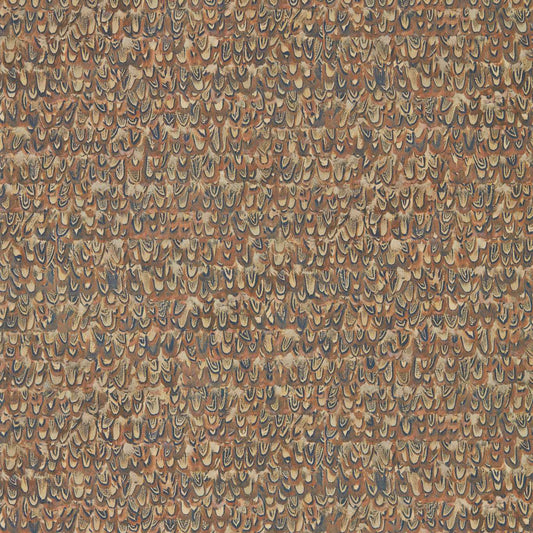 Icarus Wallpaper - Copper/Phesant - ZKEM312674 - Zoffany