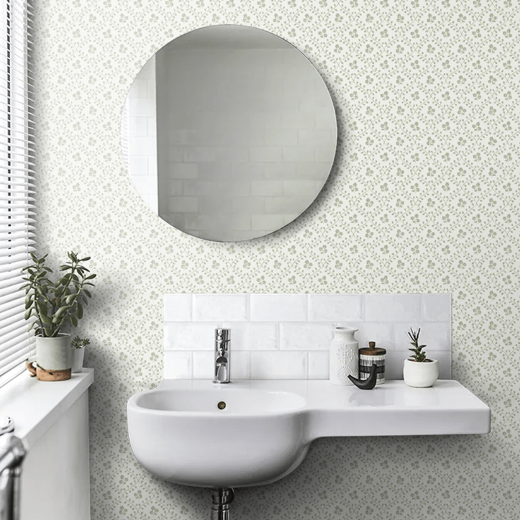 Idun Wallpaper - Green - Boråstapeter - 5823 - Premier Wallcovering