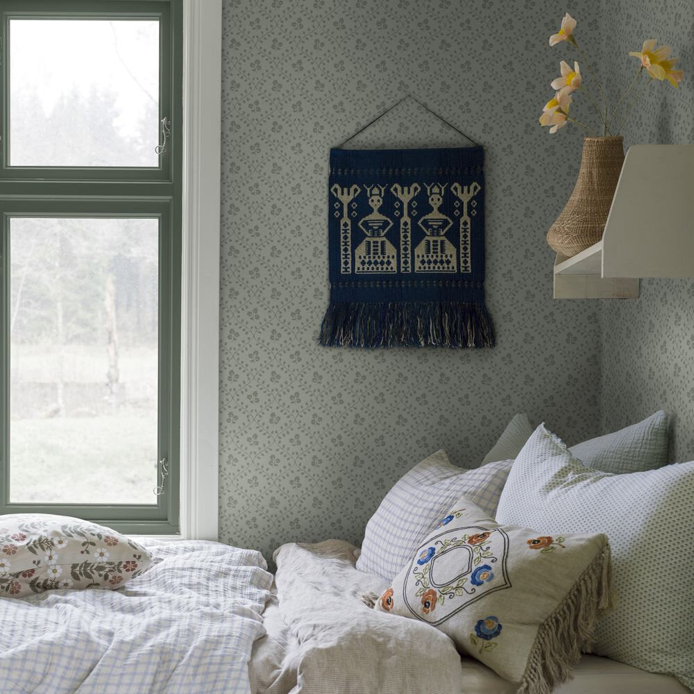 Idun Wallpaper - Grey - Boråstapeter - 5825 - Premier Wallcovering