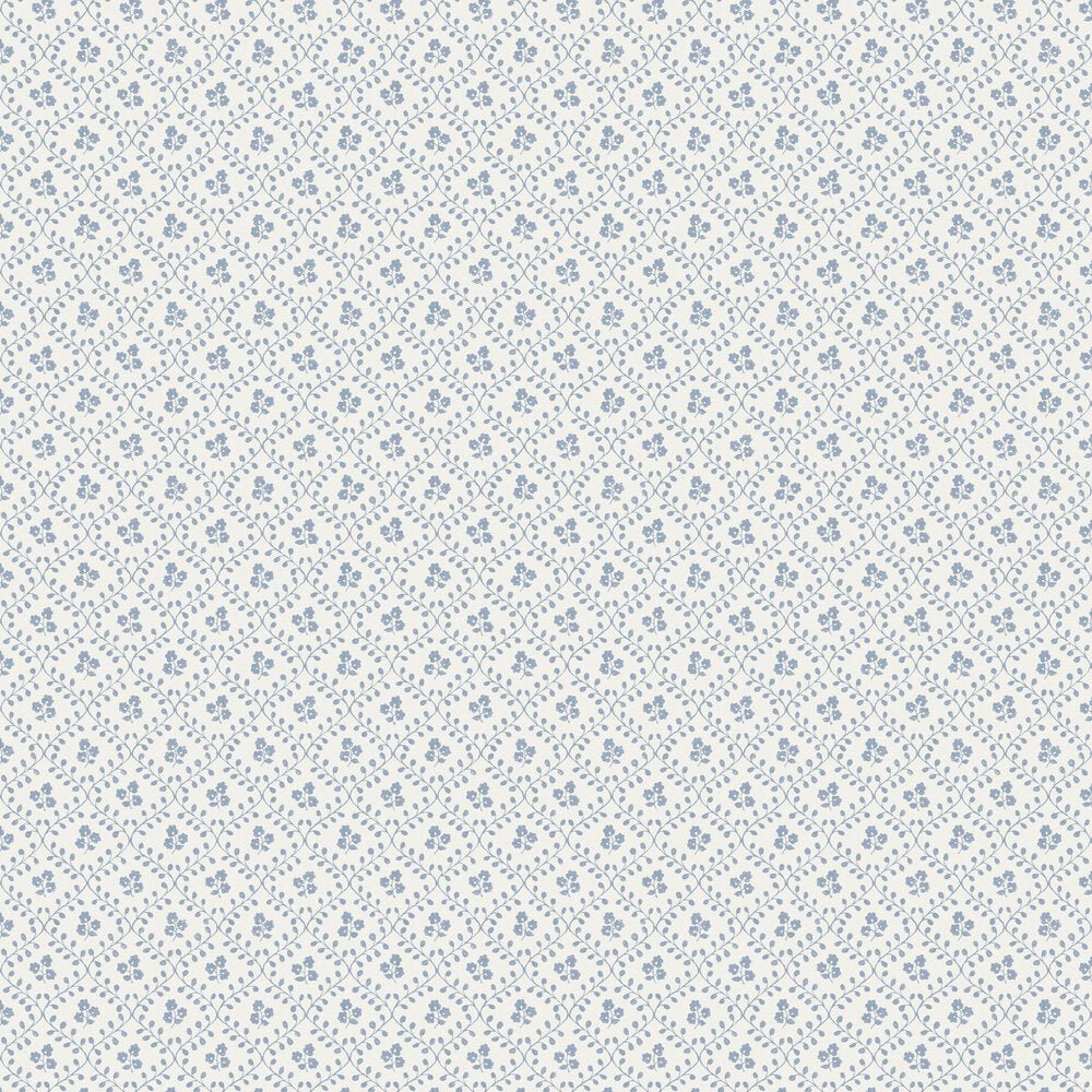 Idun Wallpaper - Blue - Boråstapeter - 5822 - Premier Wallcovering