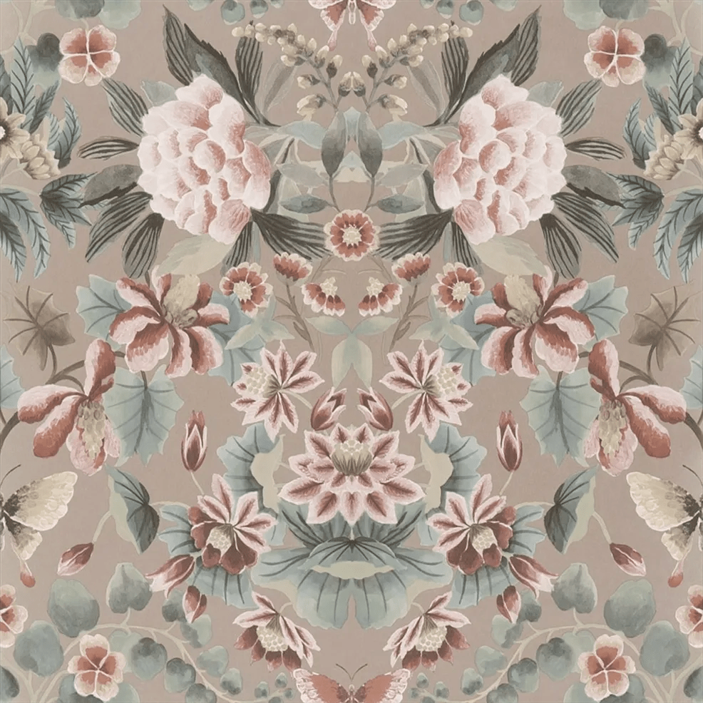 Ikebana Damask Wallpaper - Gilver - PDG1156/03 - Designers Guild