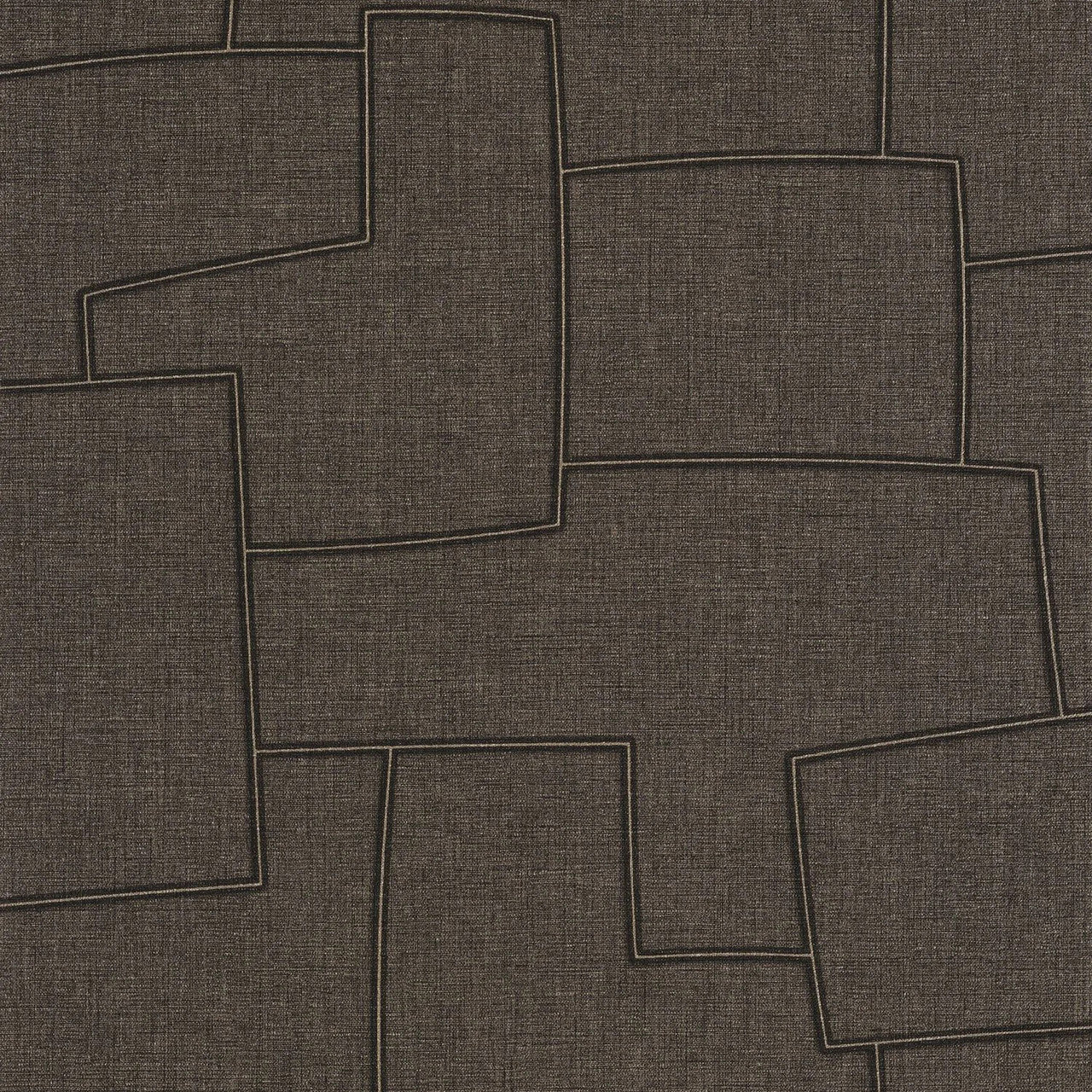 Inca Matera Wallpaper - Noir Fusain - Casadeco - 201129717 - Premier Wallcovering