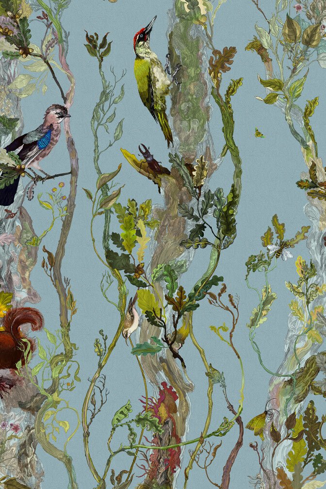 Indie Wood Wallpaper - Skye - Timorous Beasties - BTN/INDIE/TXMT/11 - Premier Wallcovering