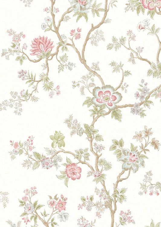 Indienne Wallpaper - Mallow - Lewis & Wood - Premier Wallcovering