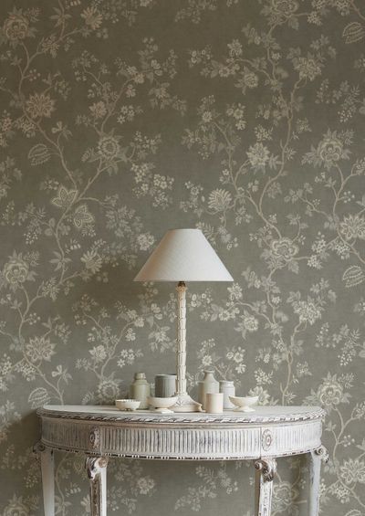 Indienne Wallpaper - Moss - Lewis & Wood - Premier Wallcovering