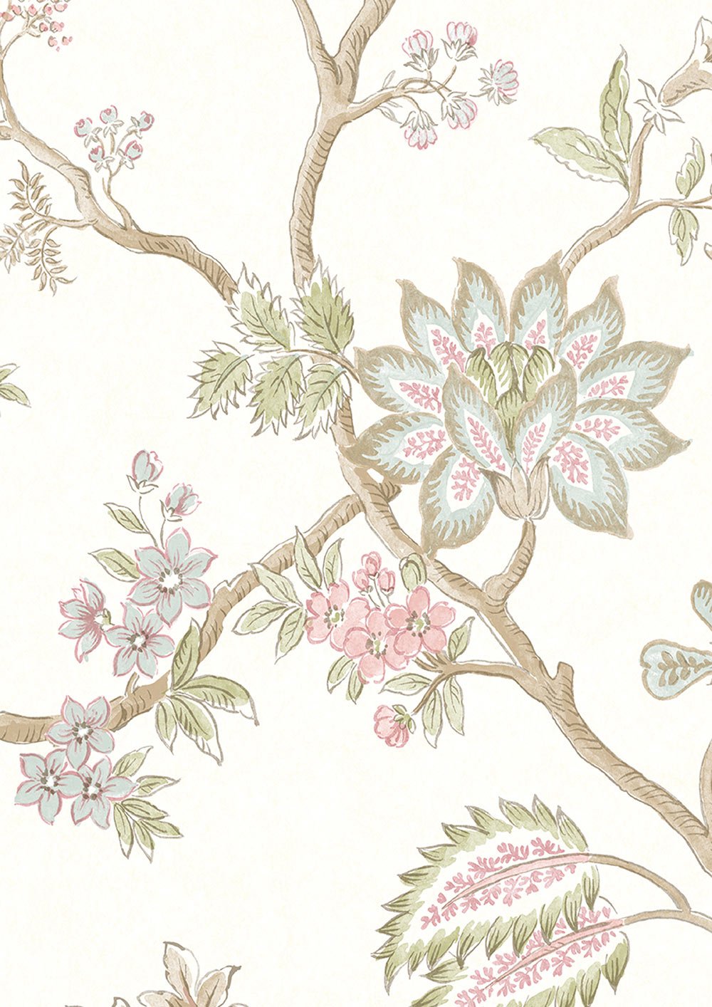 Indienne Wallpaper - Mallow - Lewis & Wood - Premier Wallcovering