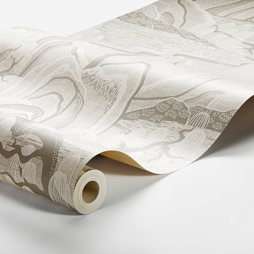 Indigo Garden Wallpaper - Light Grey - Boråstapeter - 3134 - Premier Wallcovering