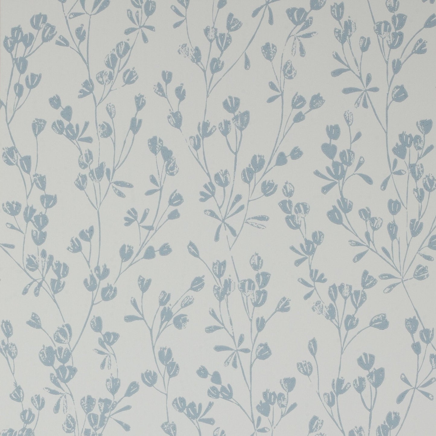 Ines Wallpaper - Cream/Blue - J178W - 04 - Jane Churchill
