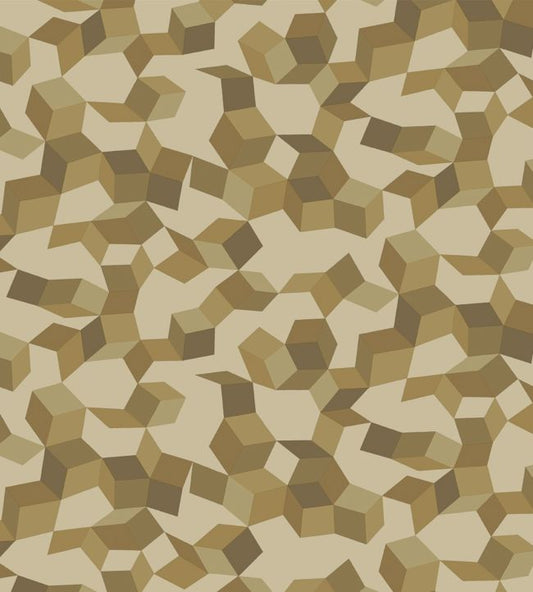 Ingot Wallpaper - Metallic Golds on Sand - 107/5023 - Cole & Son - Premier Wallcovering
