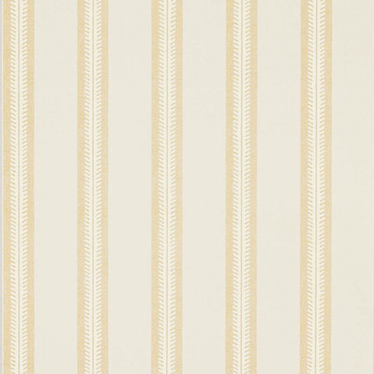 Innis Stripe Wallpaper - Yellow - J190W - 01 - Jane Churchill