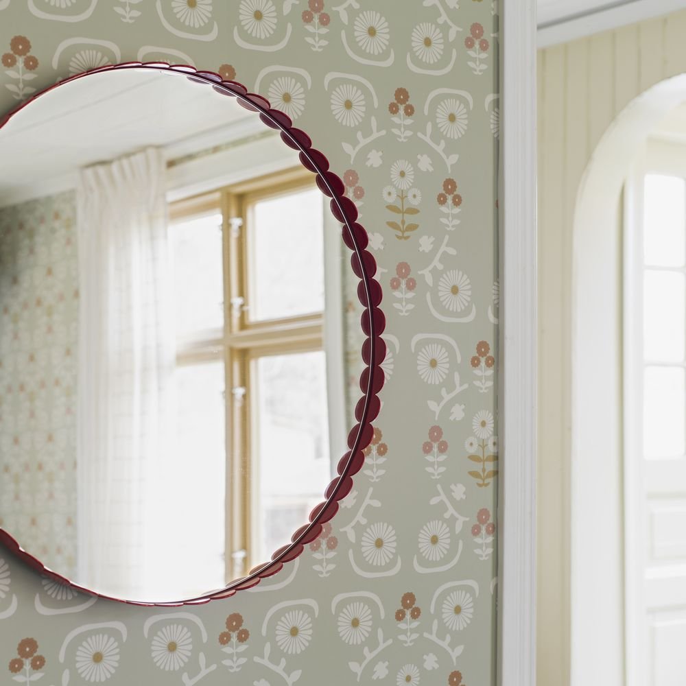 Isolde Wallpaper - Green - Boråstapeter - 5820 - Premier Wallcovering