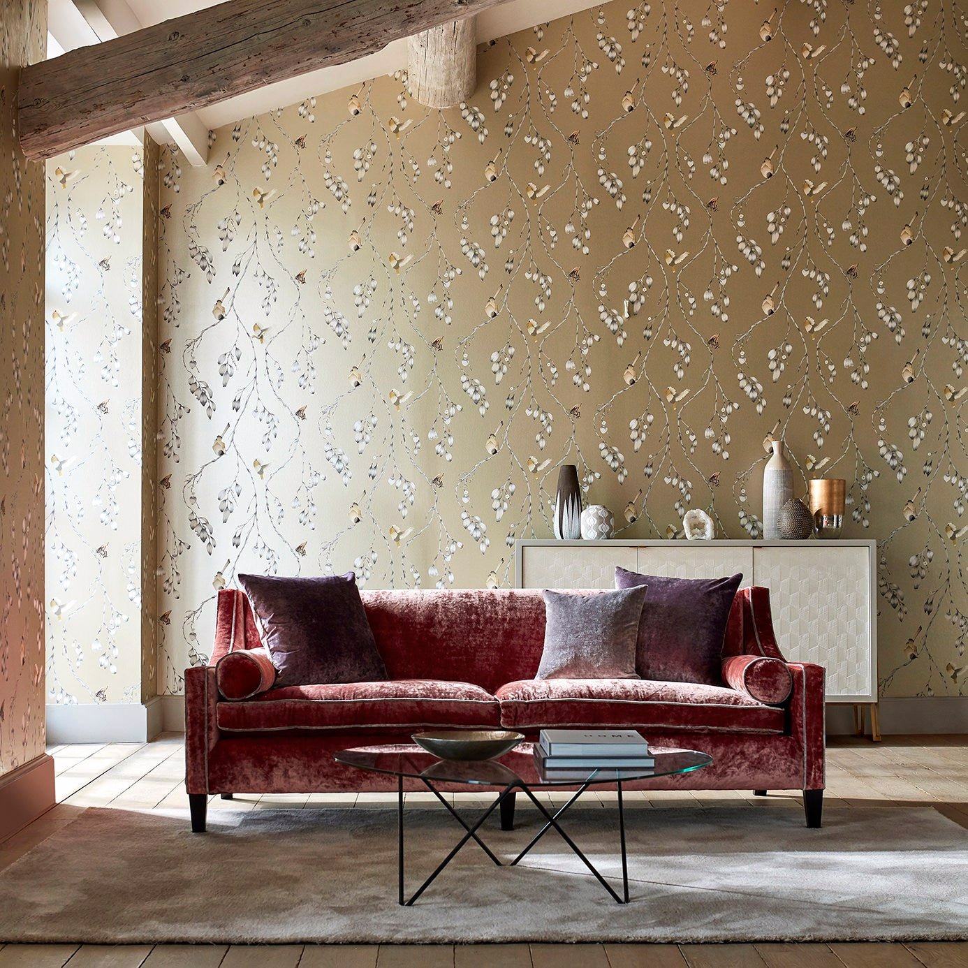 Iyanu Wallpaper - Mist/Linden - HZAP111767 - Harlequin - Premier Wallcovering