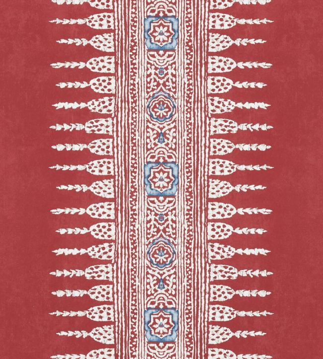 Javanese Stripe Wallpaper - Red