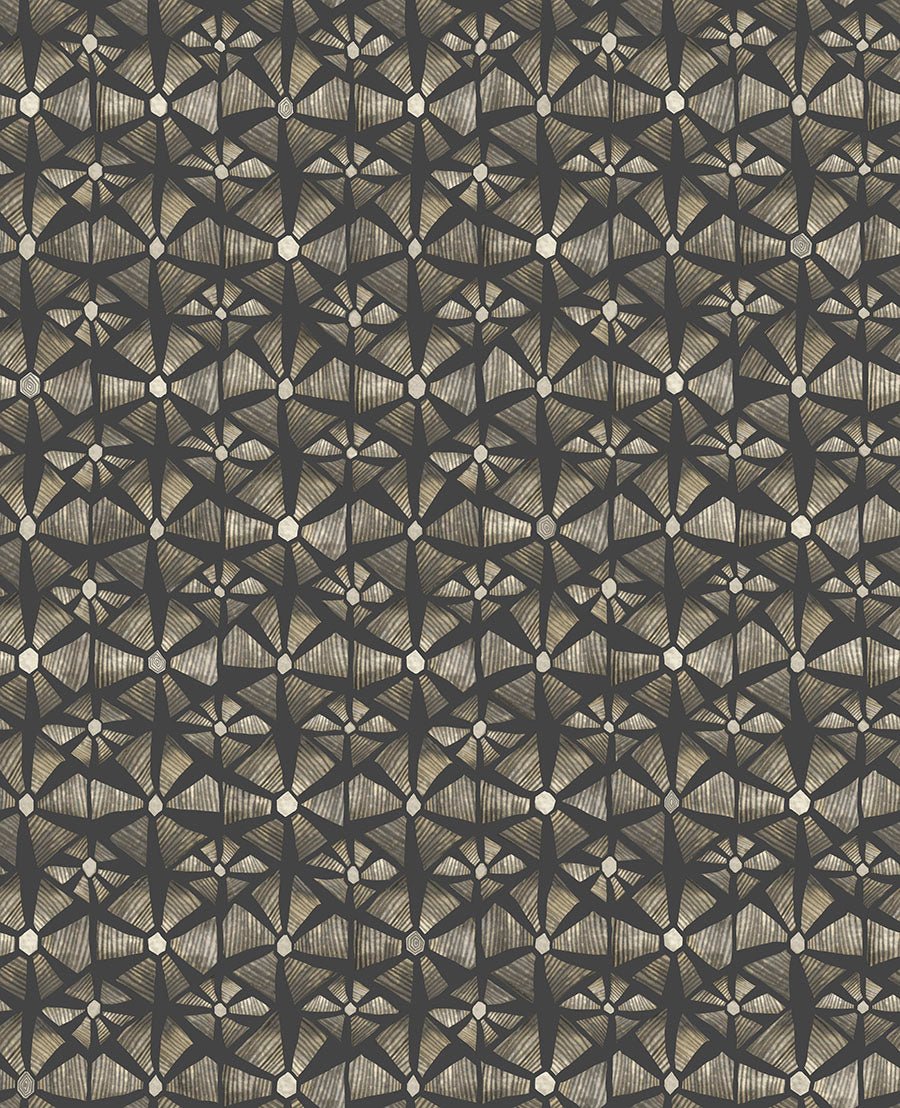 Kalahari Wallpaper - Stone & Charcoal - 119/6029 - Cole & Son - Premier Wallcovering