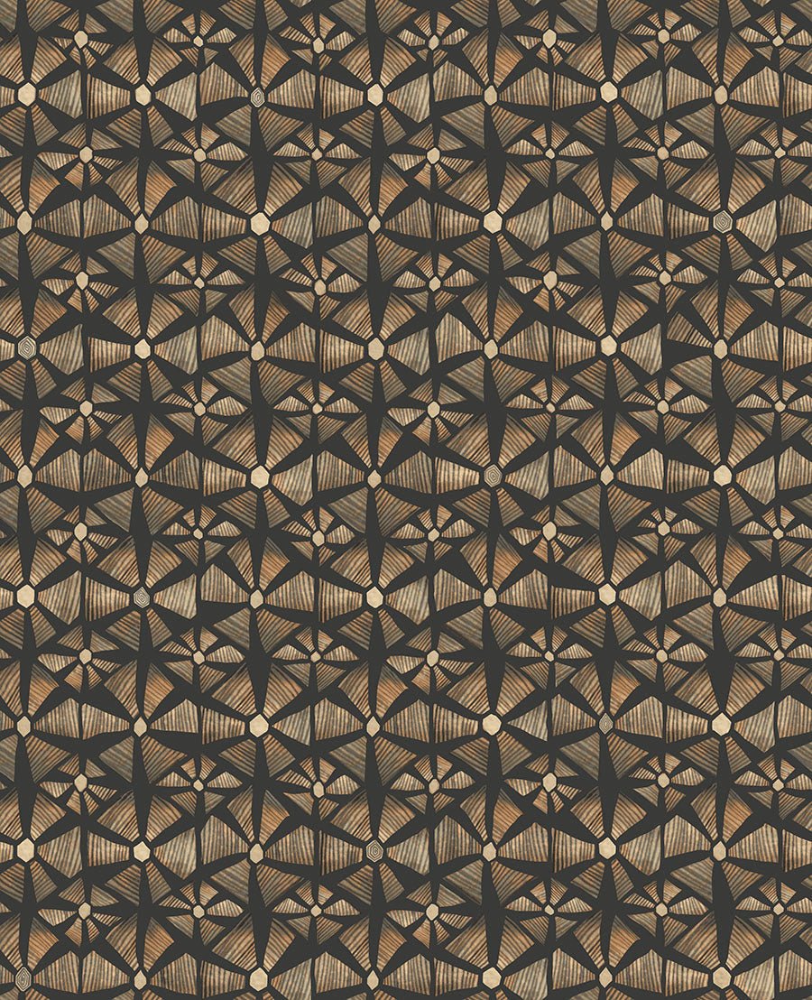 Kalahari Wallpaper - Spice & Black - 119/6028 - Cole & Son - Premier Wallcovering