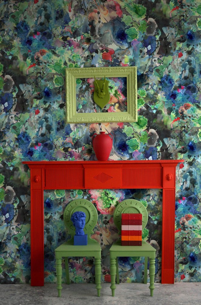 Kaleido Splatt All Over Superwide Wallpaper - Original - Timorous Beasties - ROR/KDS/OBRN/02 - Premier Wallcovering