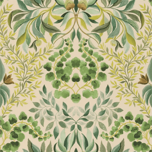 Karakusa Wallpaper - Emerald - PDG1157/04 - Designers Guild