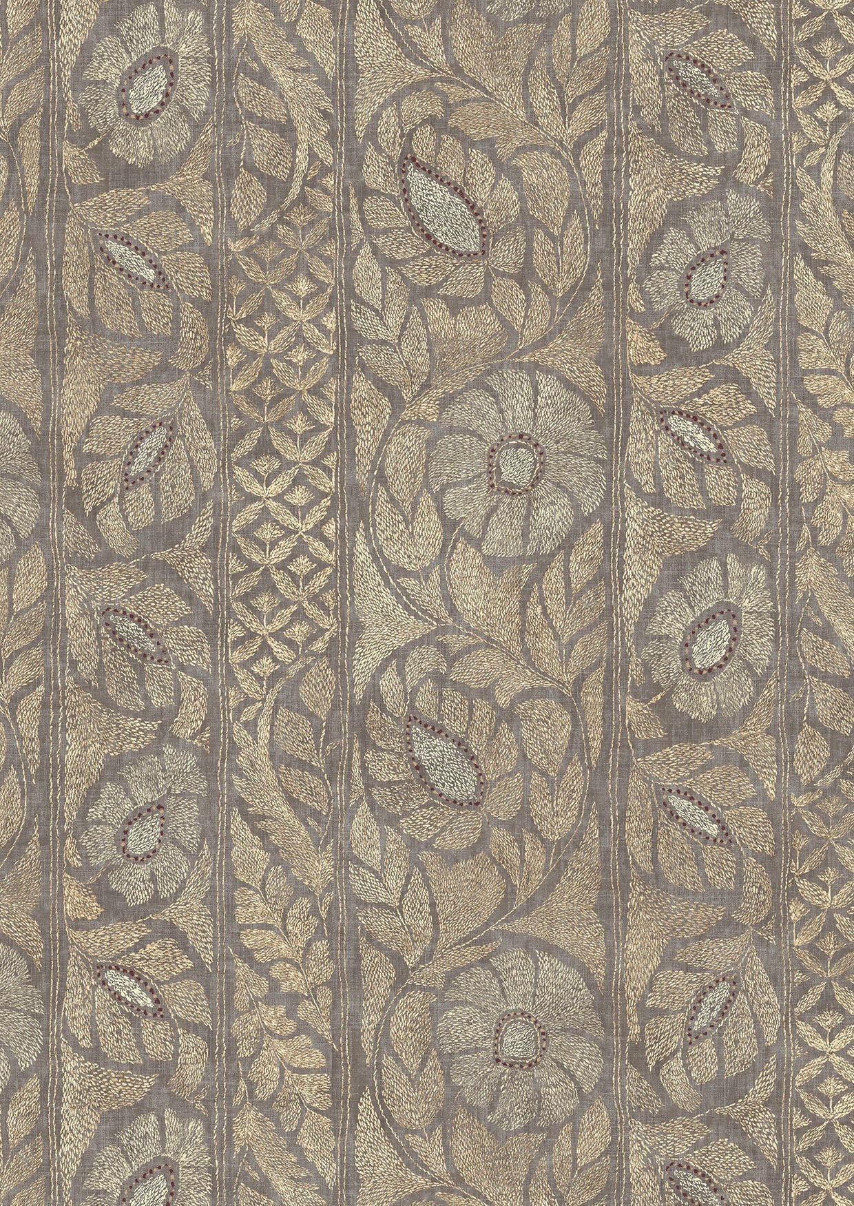Kashmiri Wallpaper - Pumice Gilt - Lewis & Wood - Premier Wallcovering