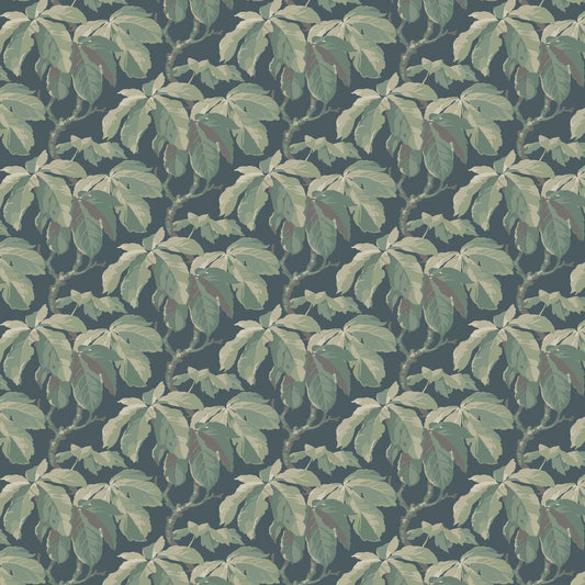 Kastanj Wallpaper - Blue - Boråstapeter - 4838 - Premier Wallcovering