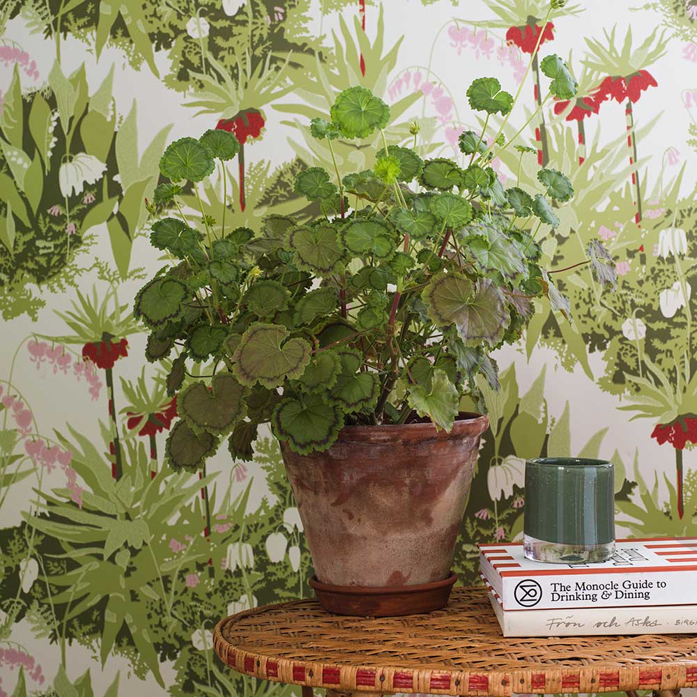 Kejsarkrona Wallpaper - Green - Boråstapeter - 1982 - Premier Wallcovering