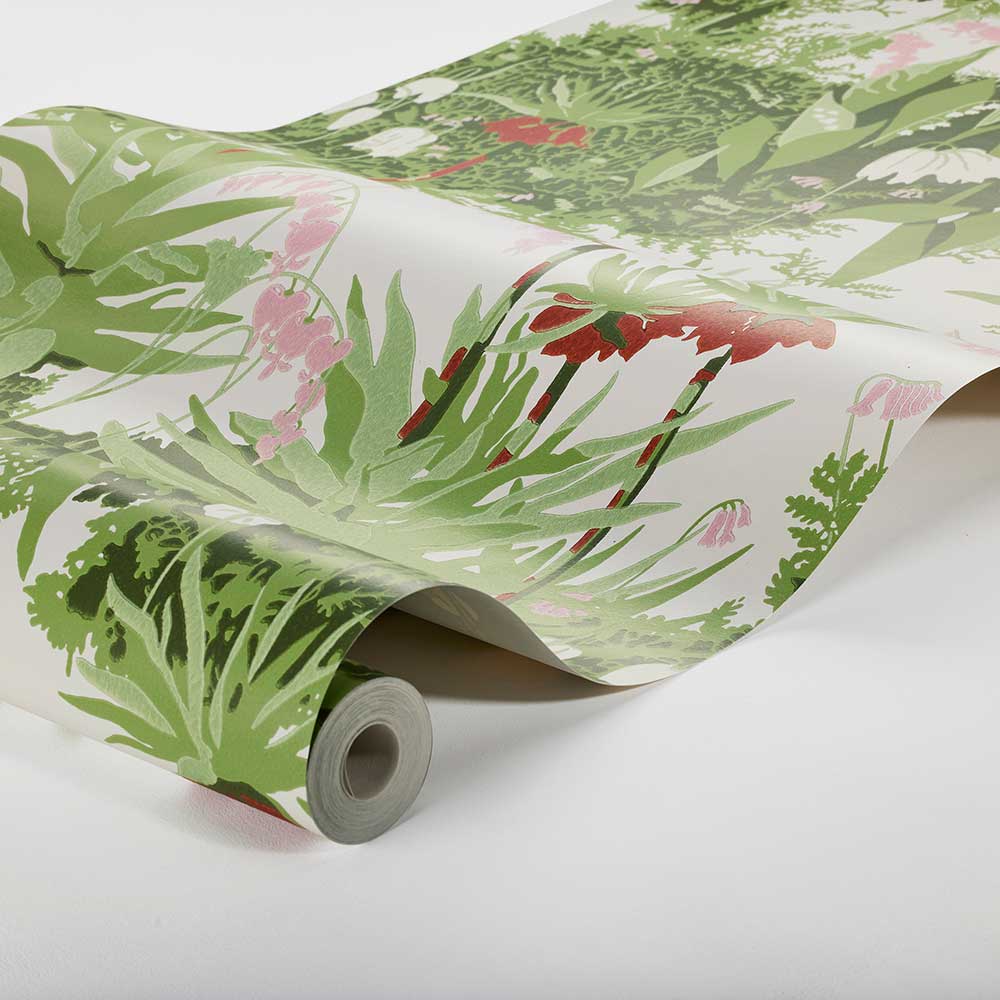 Kejsarkrona Wallpaper - Green - Boråstapeter - 1982 - Premier Wallcovering