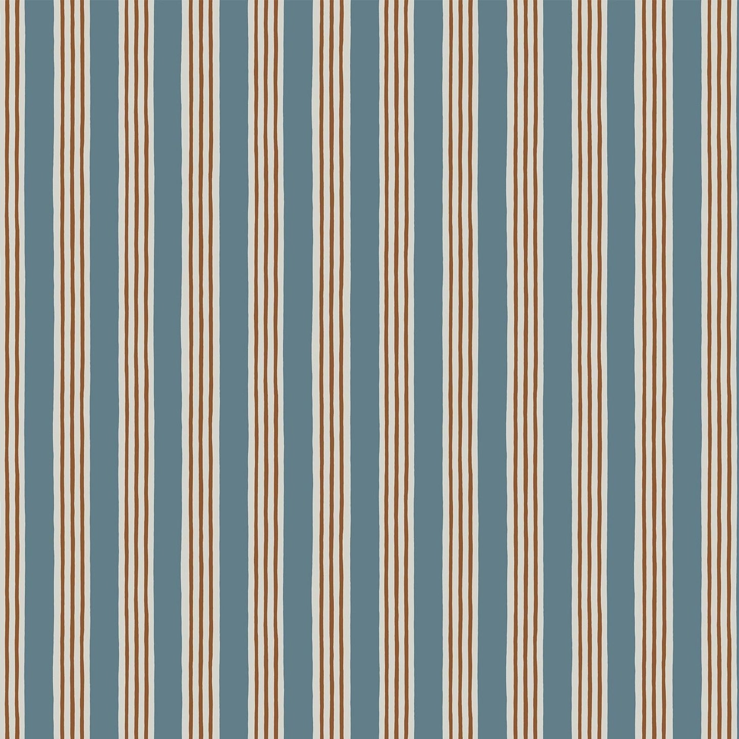 Kemble Stripe Wallpaper - Dinky, Little Ponds and Dew - Josephine Munsey - KEM-059-078-062 - Premier Wallcovering