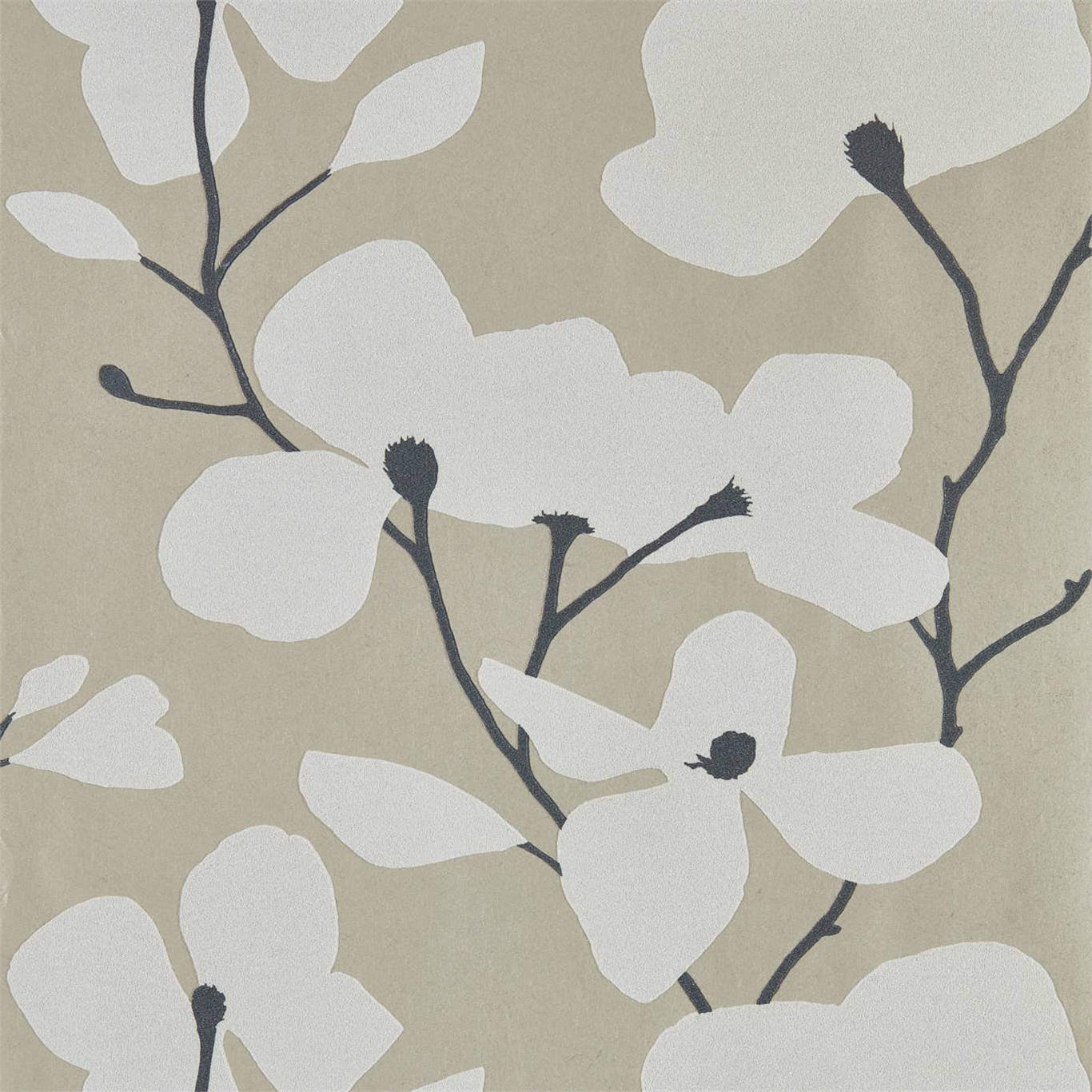 Kienze Shimmer Wallpaper - Gilver/Chalk - HMWF111974 - Harlequin - Premier Wallcovering