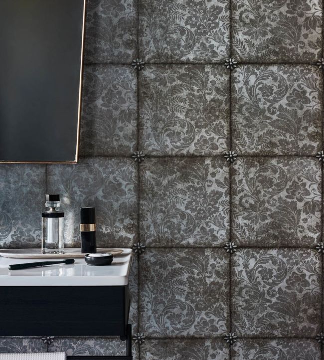 Kings Argent Wallpaper - Metallic Silver Foil - 118/4007 - Cole & Son - Premier Wallcovering