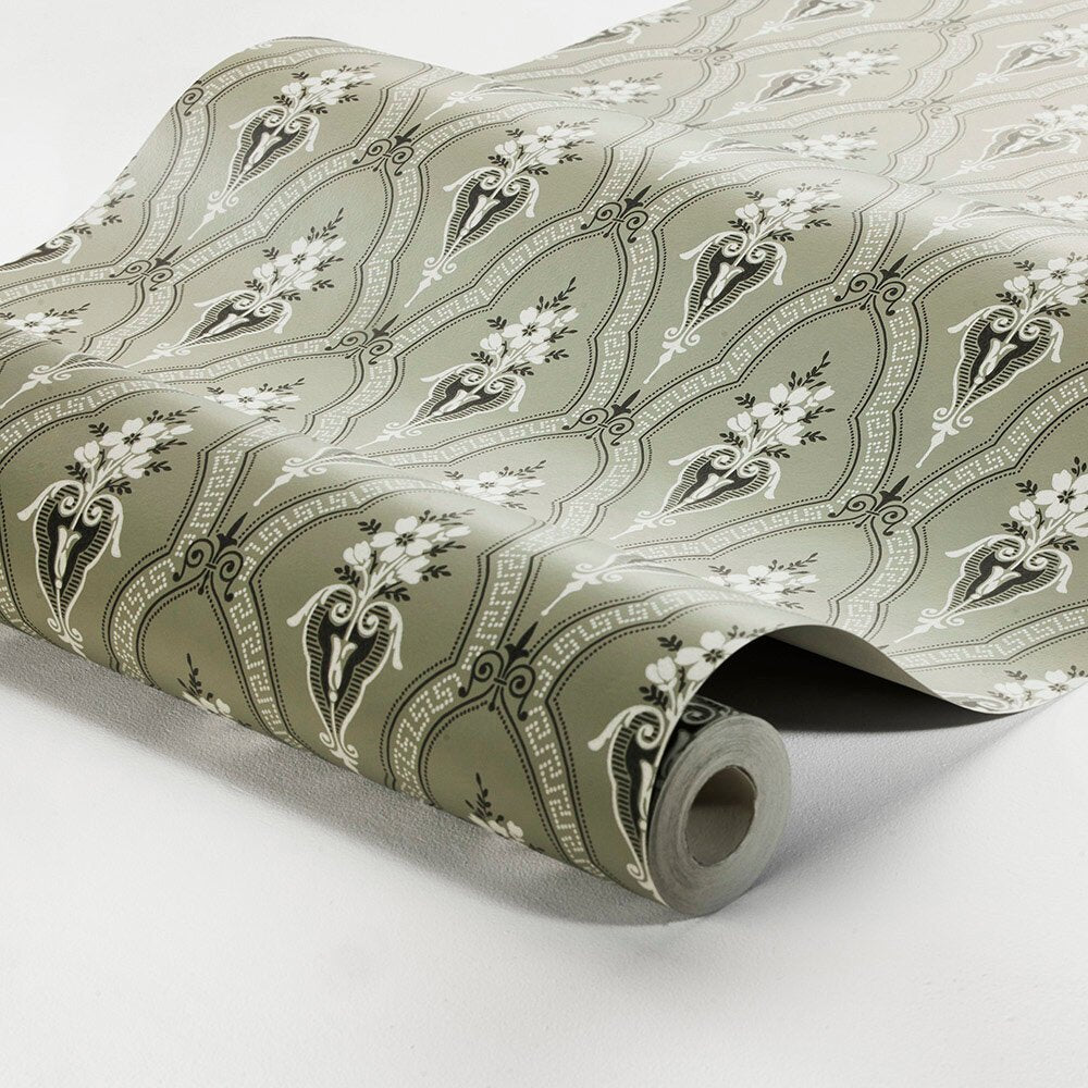 Kladesholmen Wallpaper - Sage - Boråstapeter - 4165 - Premier Wallcovering