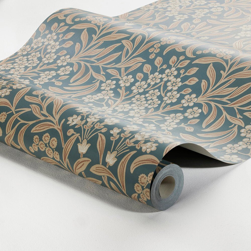 Kryddhyllan Wallpaper - Blue - Boråstapeter - 4187 - Premier Wallcovering