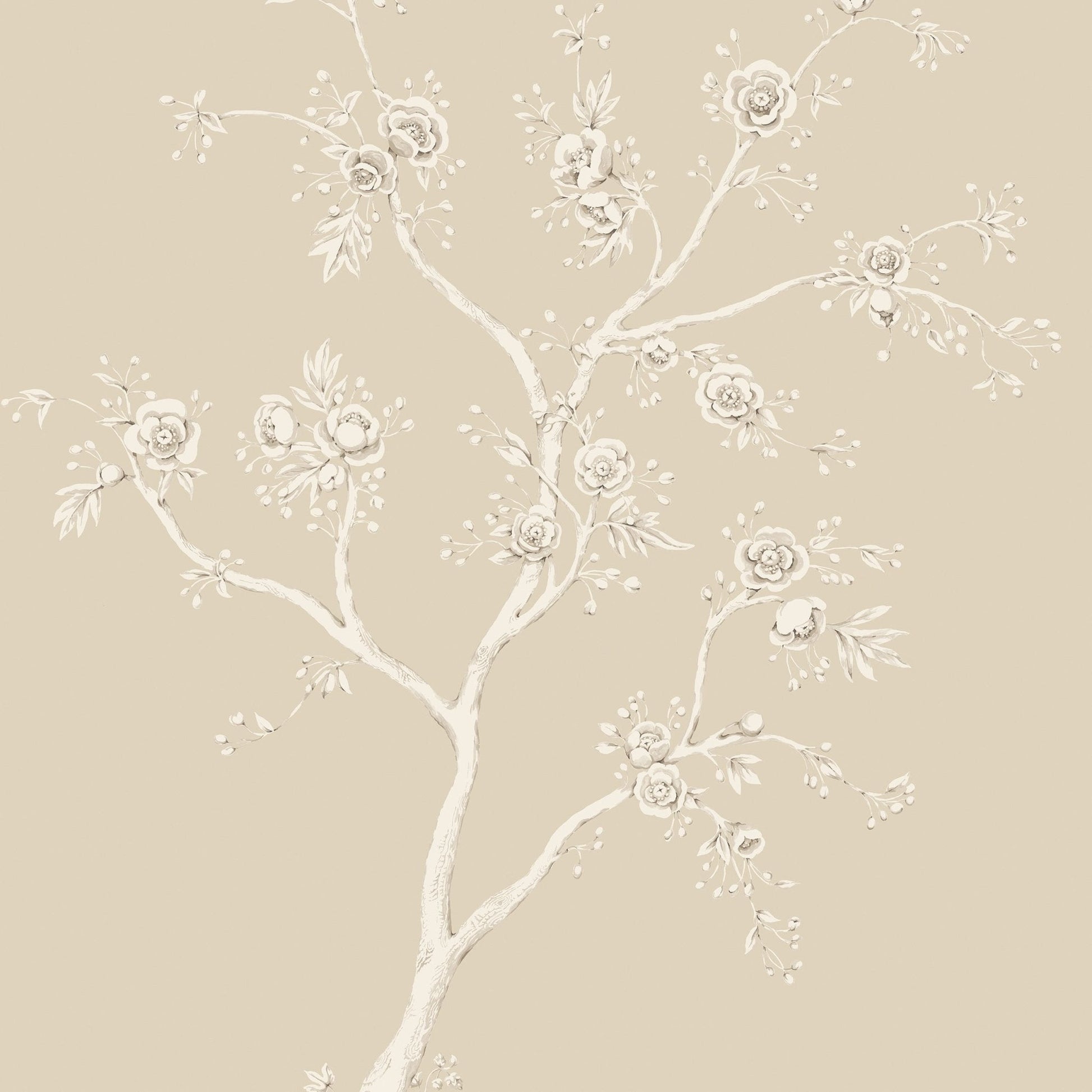 Lambourne Wallcovering Wallpaper - Beige - Colefax & Fowler - W7030-03